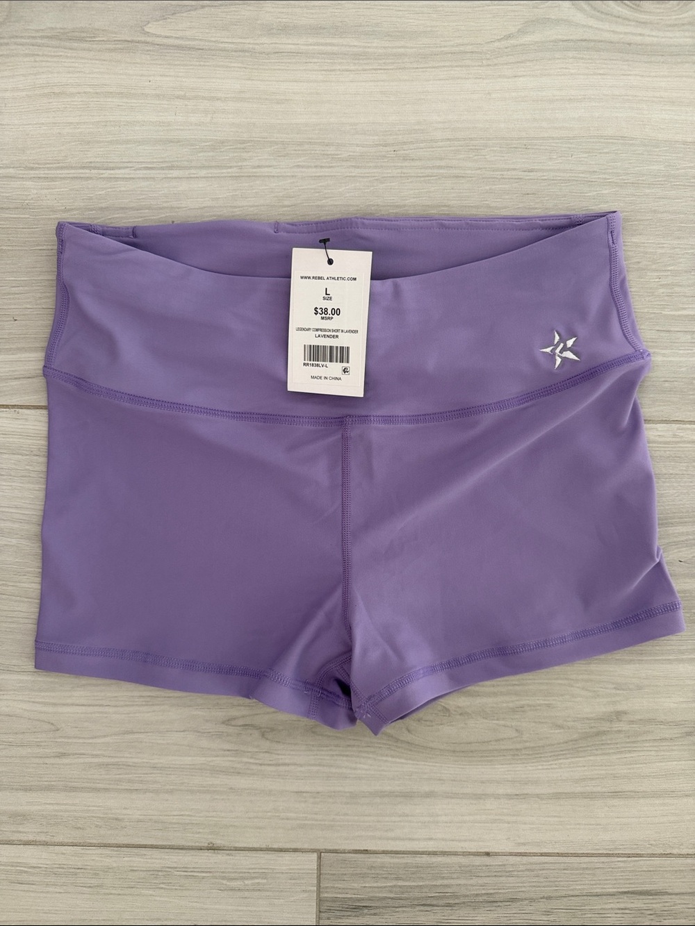 NWT Rebel Athletic cheer shorts AL
